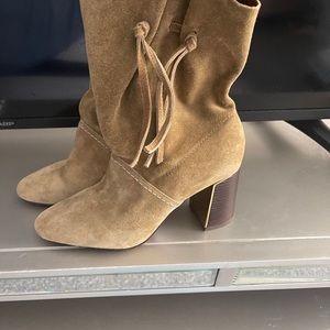 Suave boots never worn outside gold heels